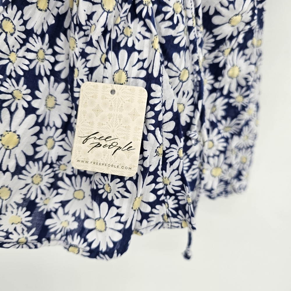 Free People Mia Printed Tank Bellweather Combo Womens Size Large New - Picture 6 of 7